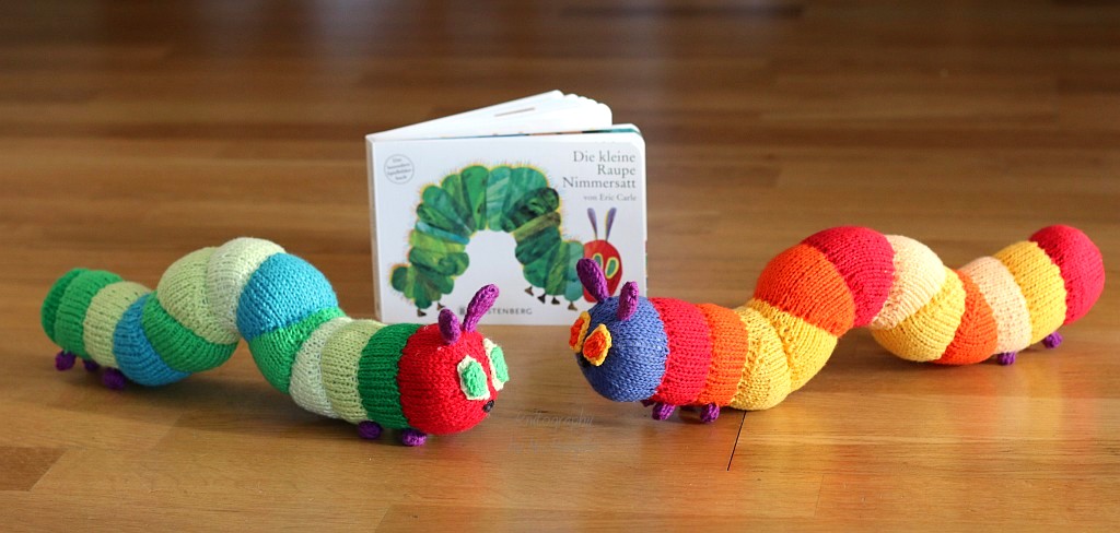 The Very Hungry Caterpillar knitting pattern PDF