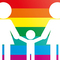 Small regenbogenfamilie grafik adoption homosexuelle
